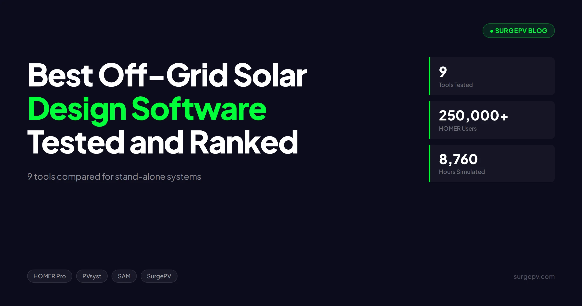 Top 9 Best Off-Grid Solar Design Tools We Tested (2026)