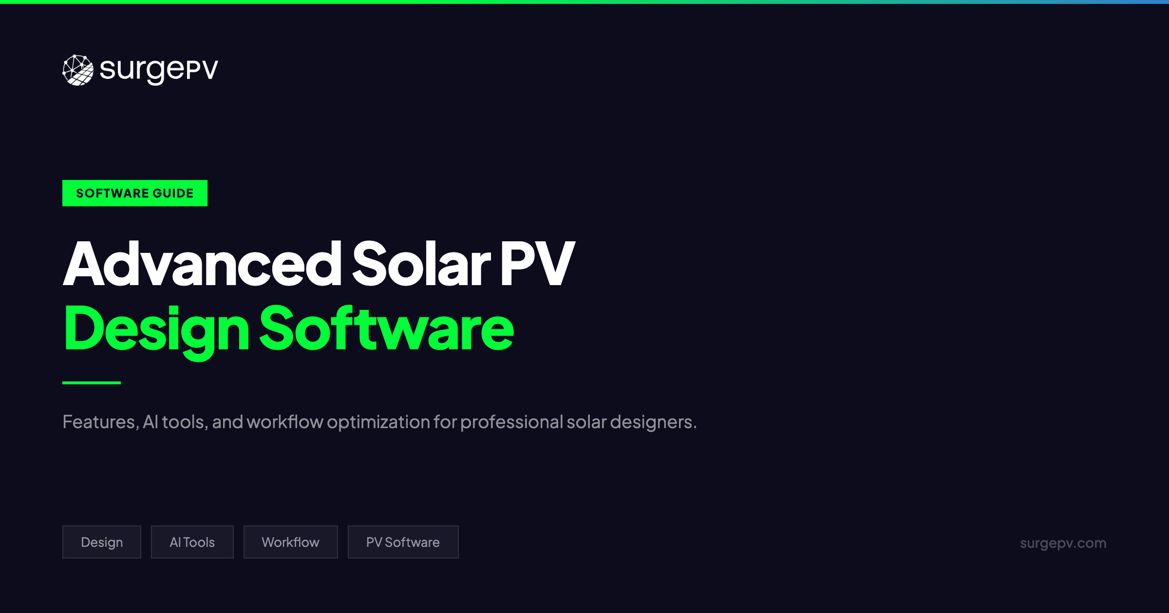 Advanced Solar PV Design Software 2026