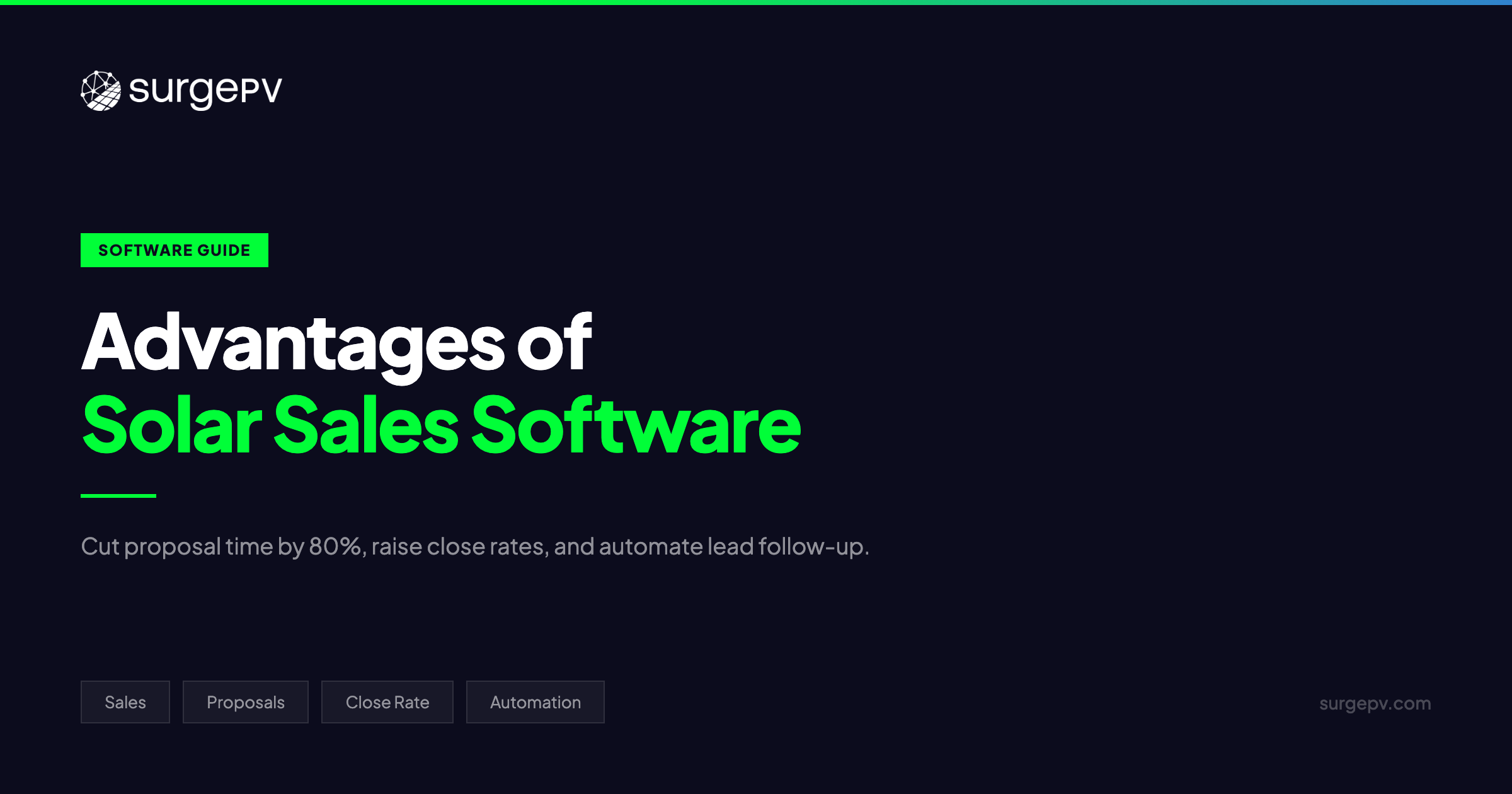 Advantages of Solar Sales Software 2026