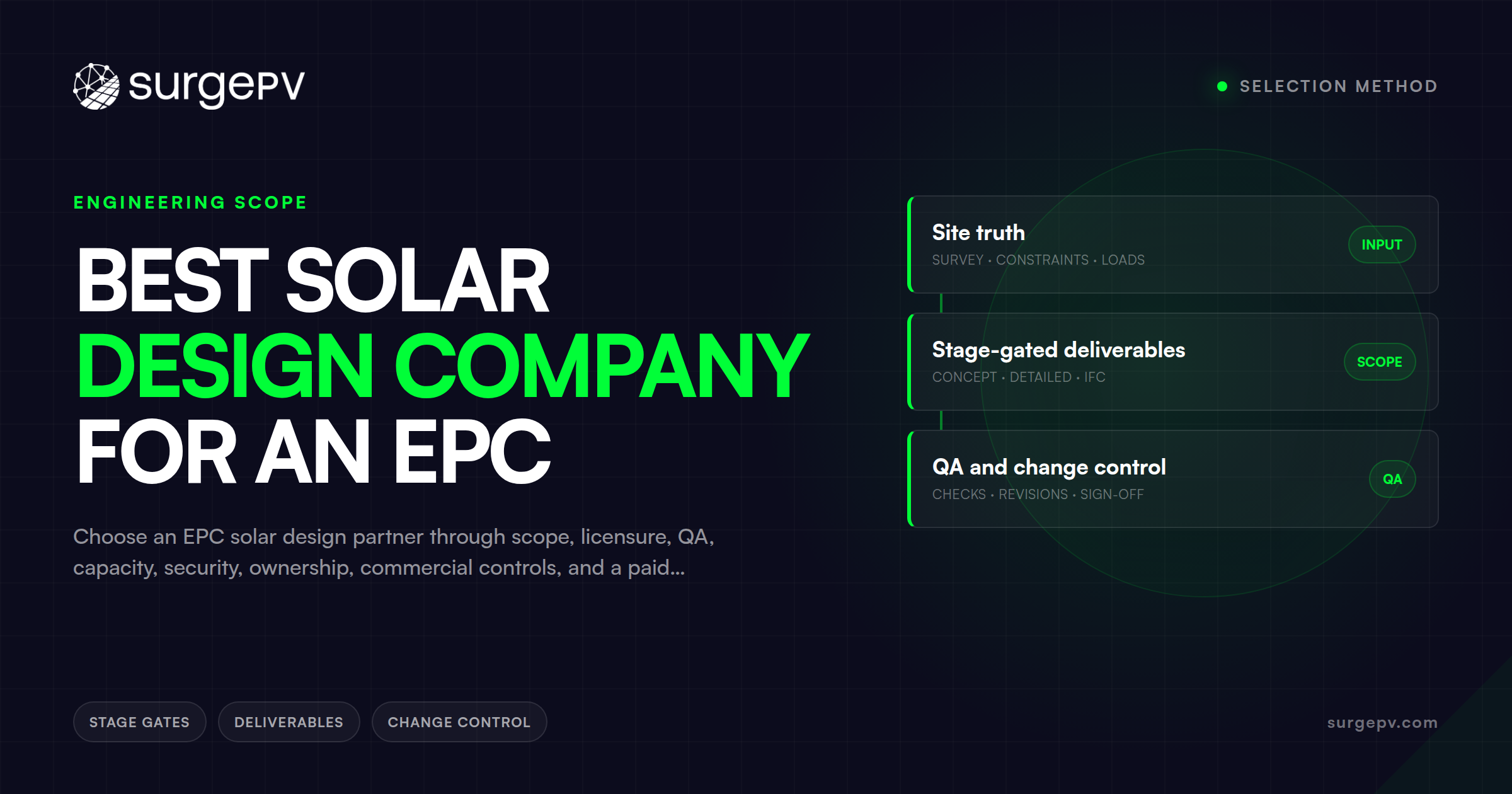 Best Solar Design Company for an EPC? Selection Method