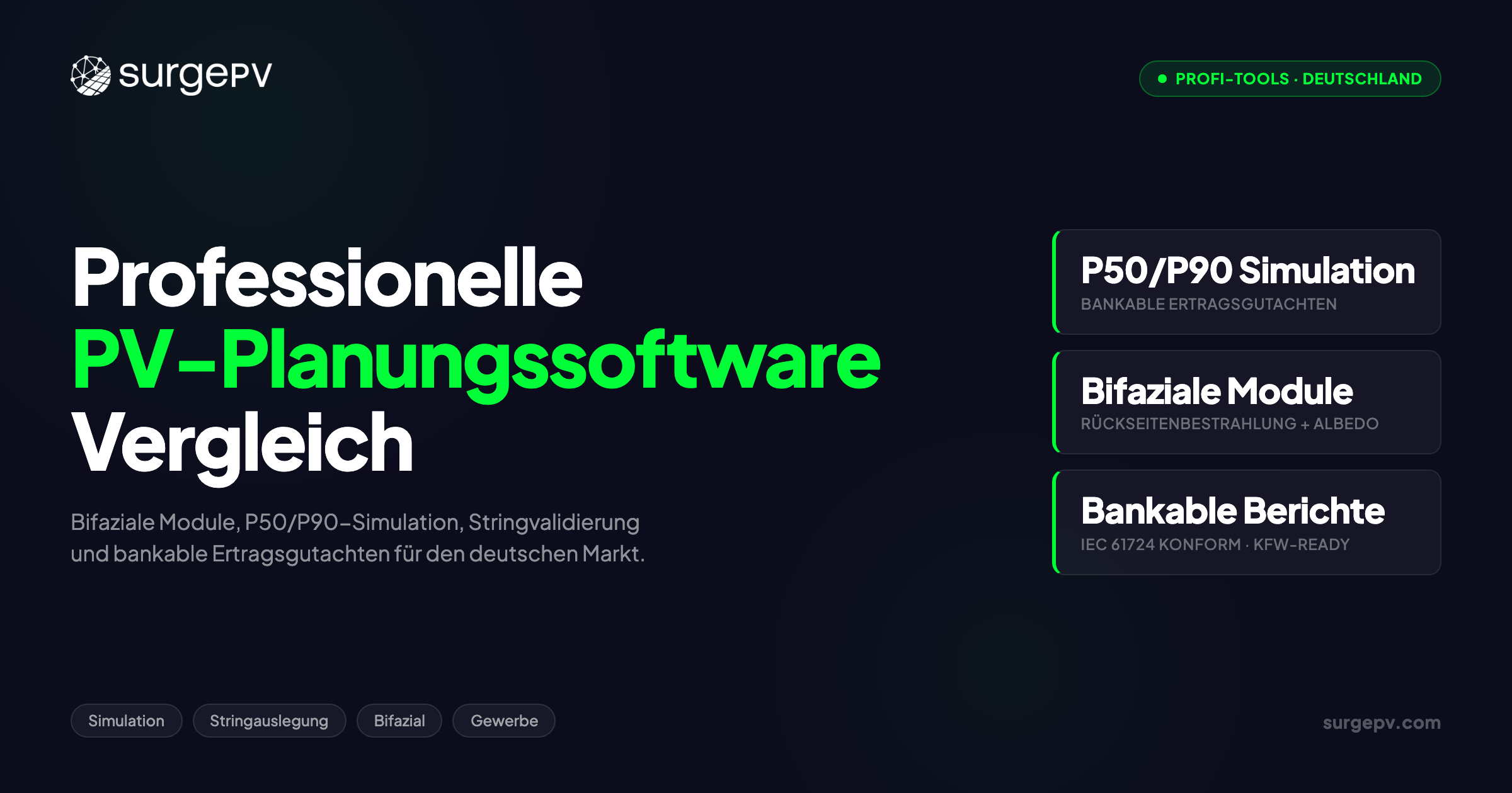 Professionelle PV-Planungssoftware