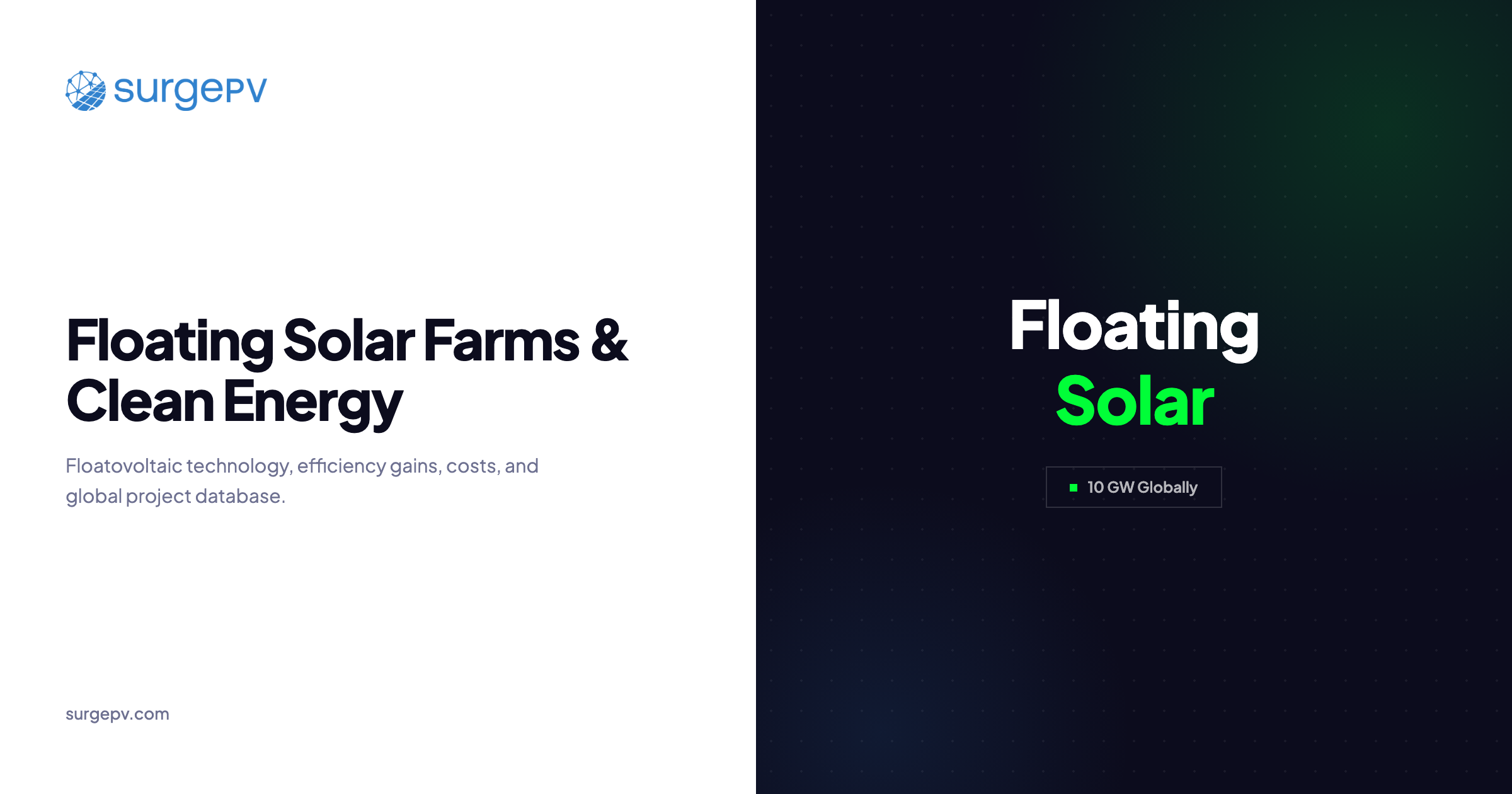 Floating Solar Farms & Clean Energy 2026