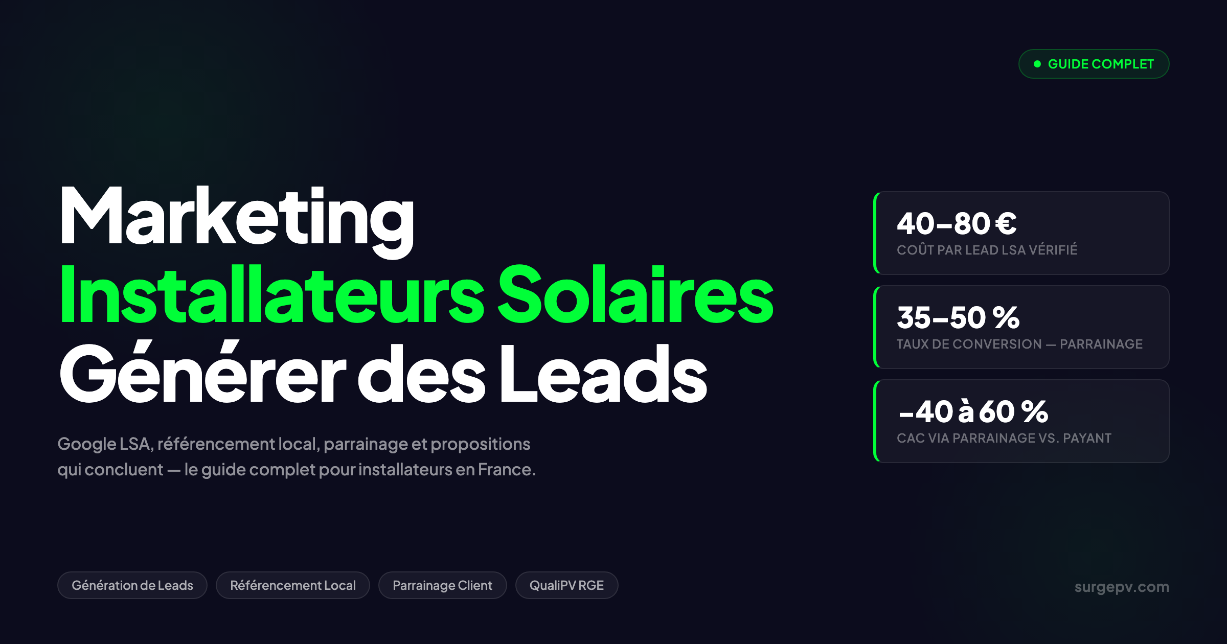 Marketing pour Installateurs Solaires