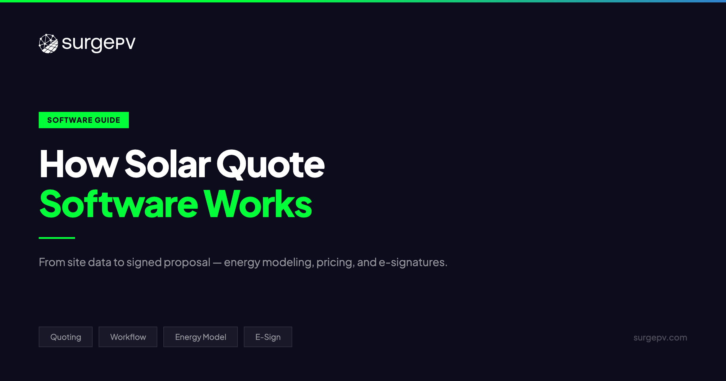 How Solar Quote Software Works 2026