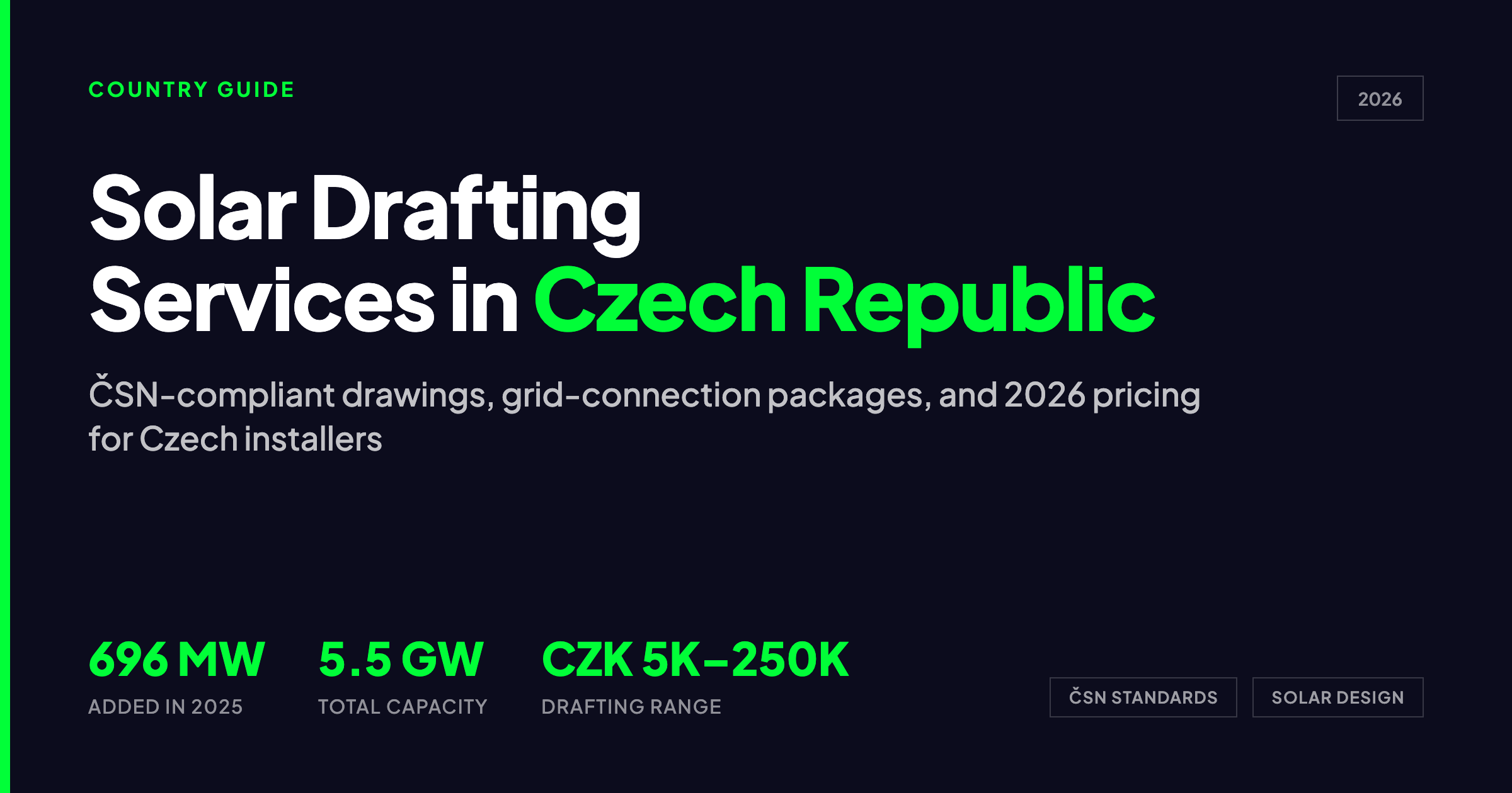 Solar Drafting Services in Czech Republic 2026: A Complete Guide