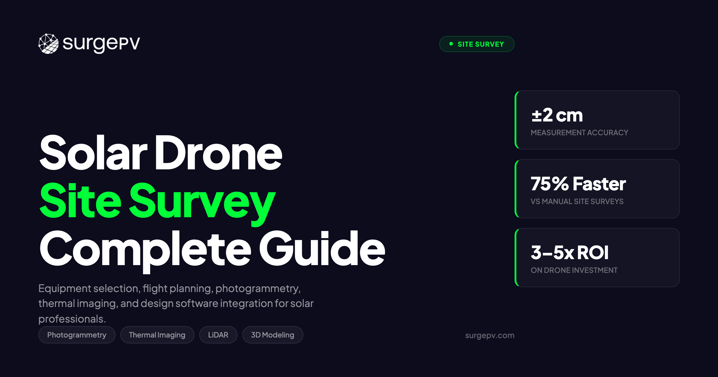 Solar Drone Site Survey 2026