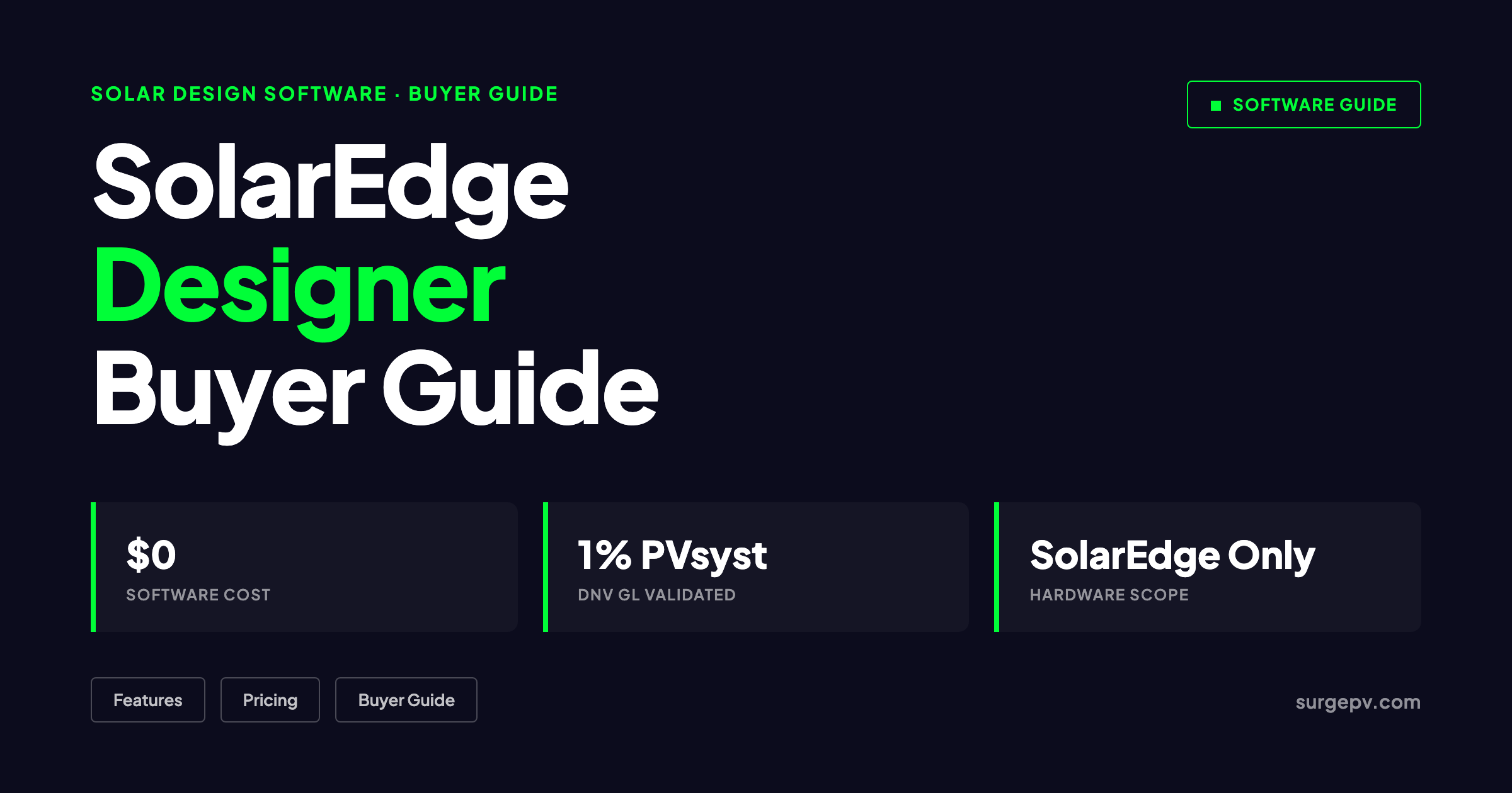 Solar edge designer 2026: Features, Pricing and Buyer Guide