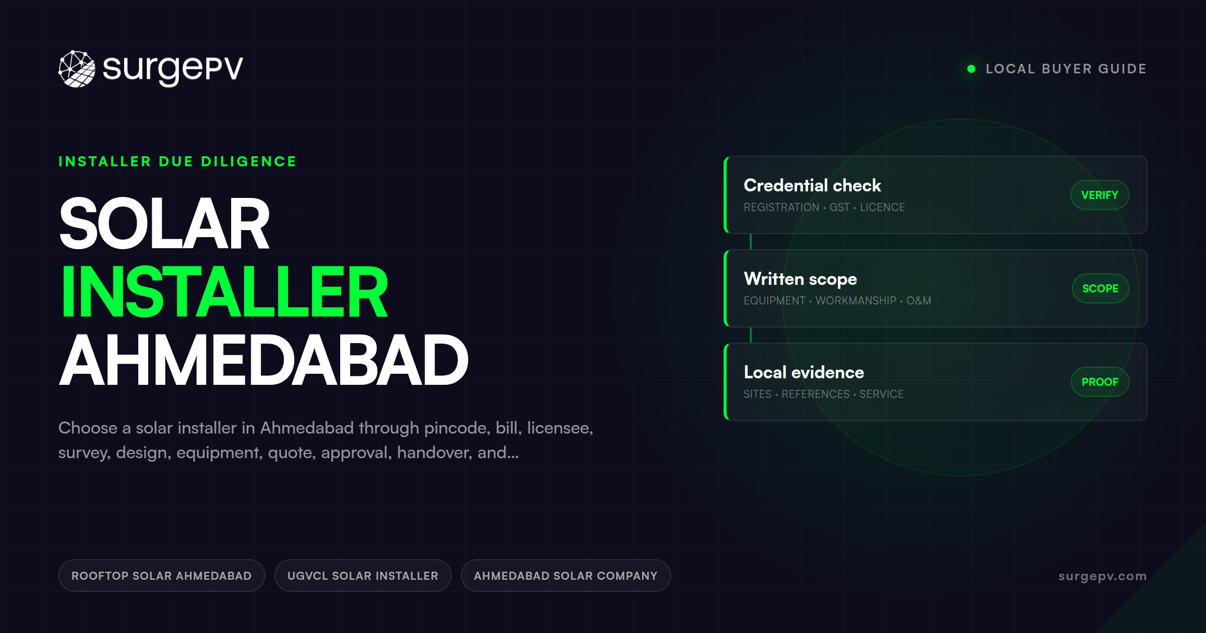 Solar Installer Ahmedabad: Local Buyer Guide