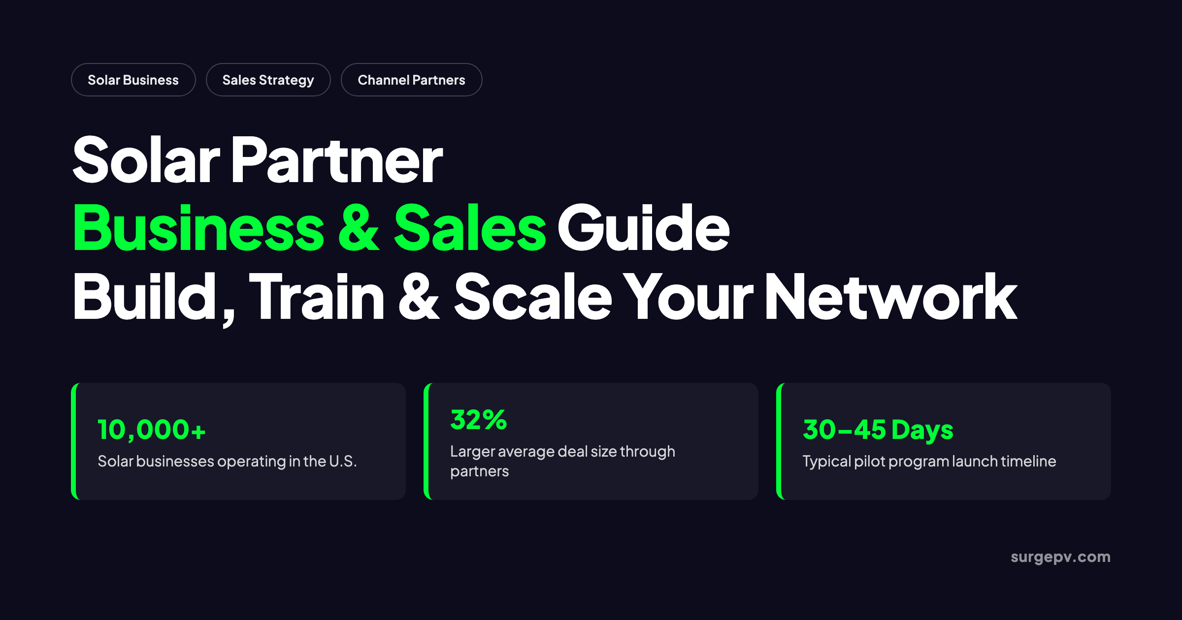 Solar Partner Program 2026: Business and Sales Guide