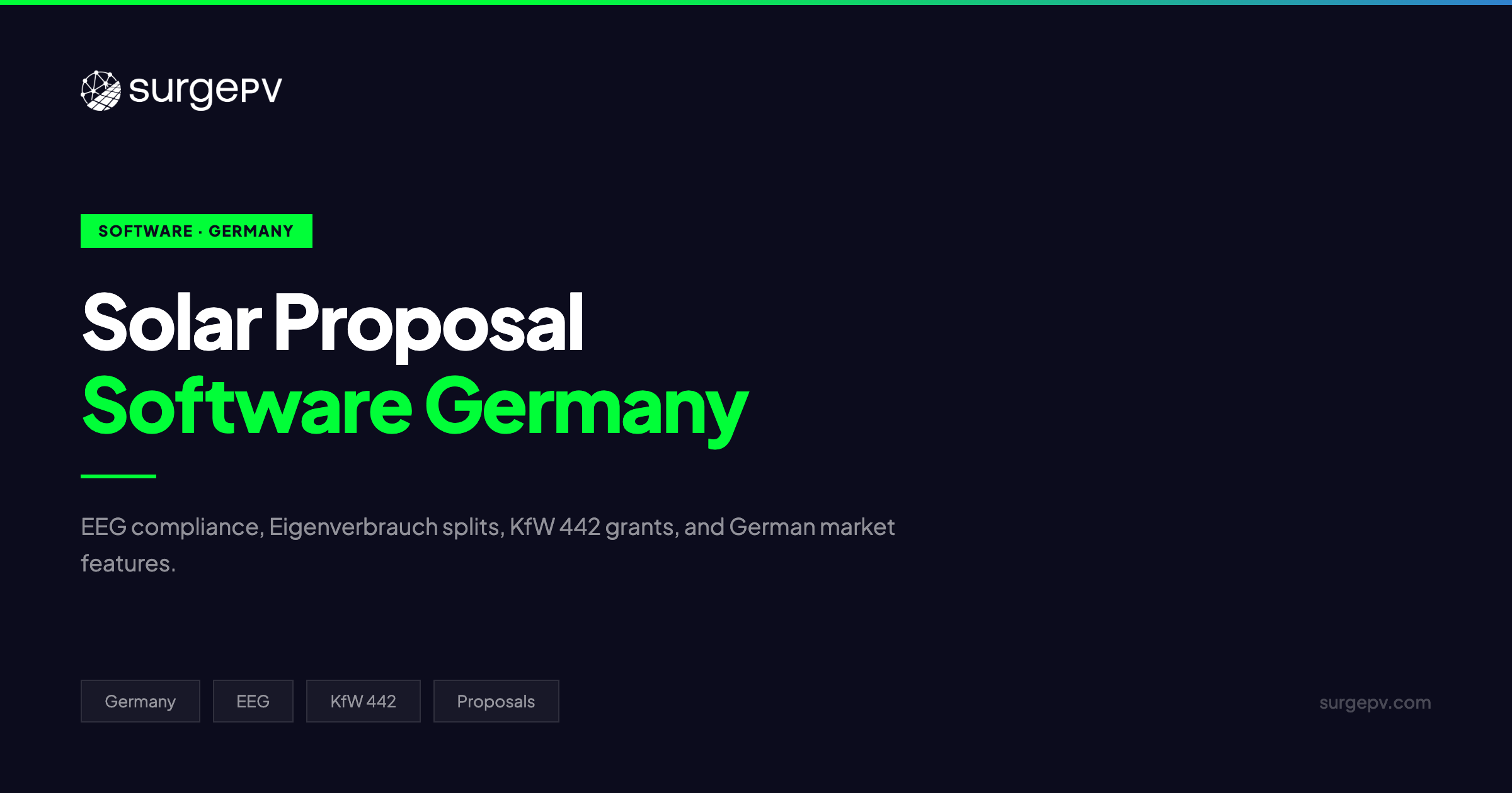 Solar Proposal Software Germany 2026
