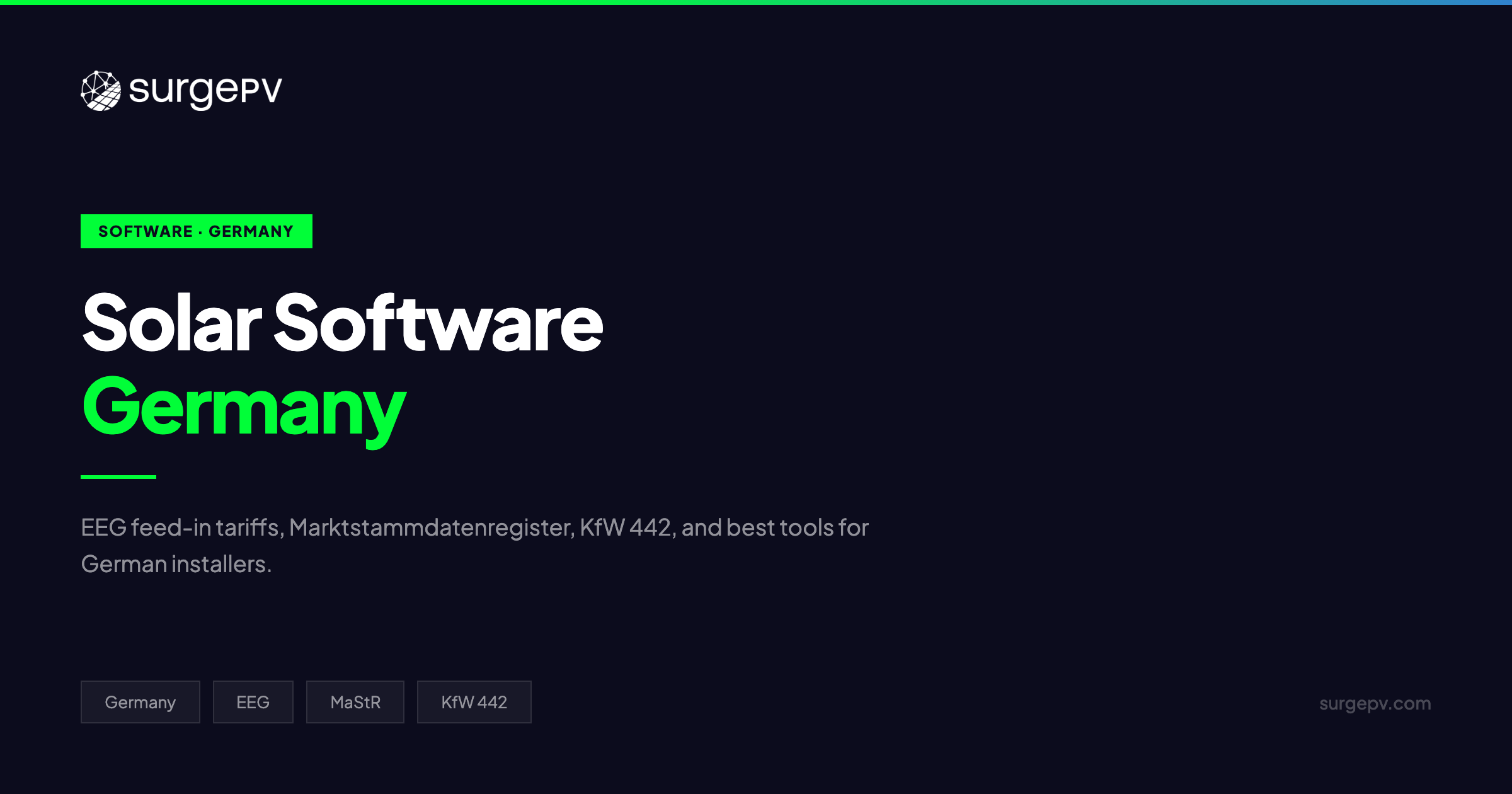 Solar Software Germany 2026
