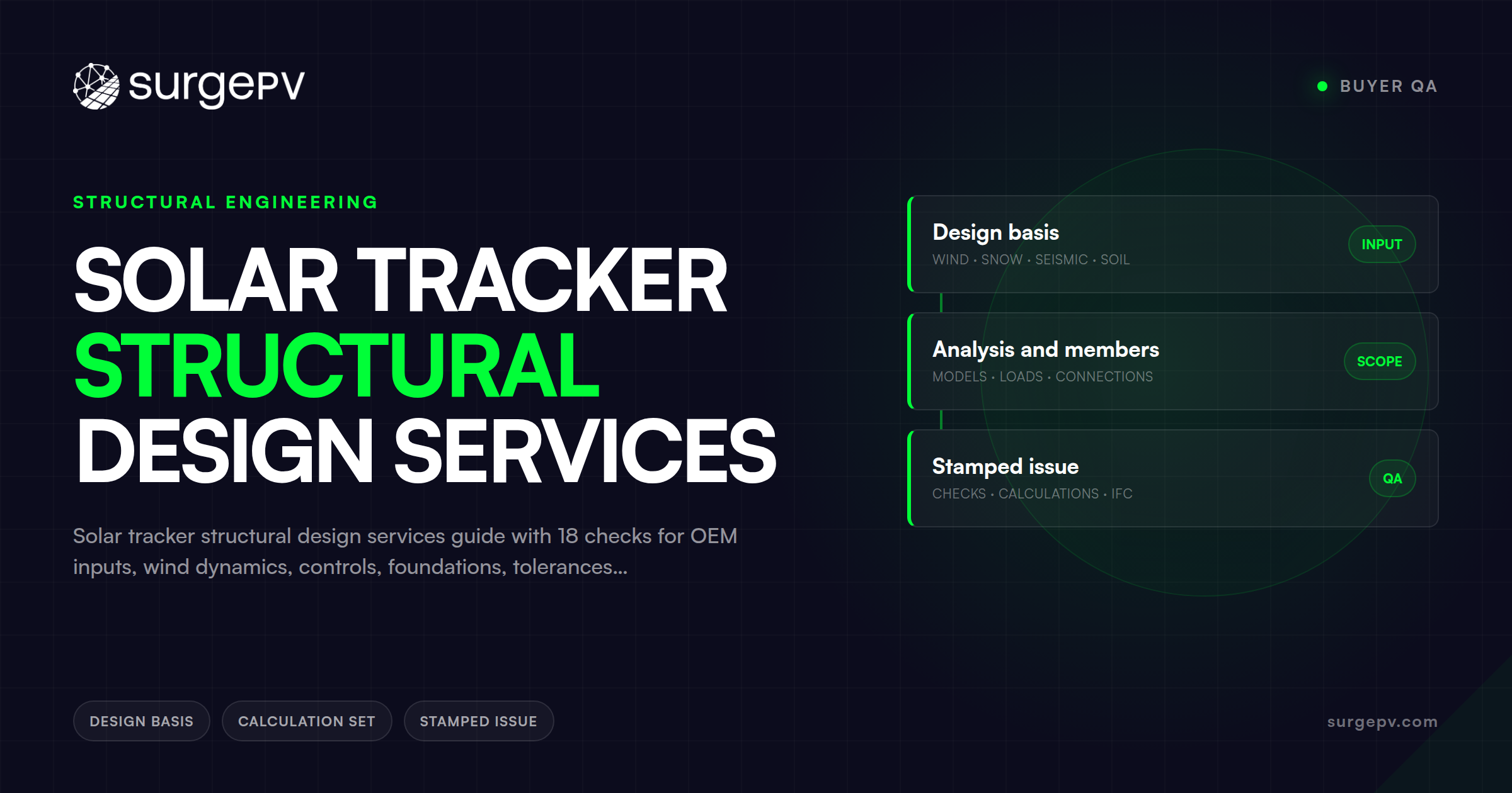 Solar Tracker Structural Design Services: Buyer QA