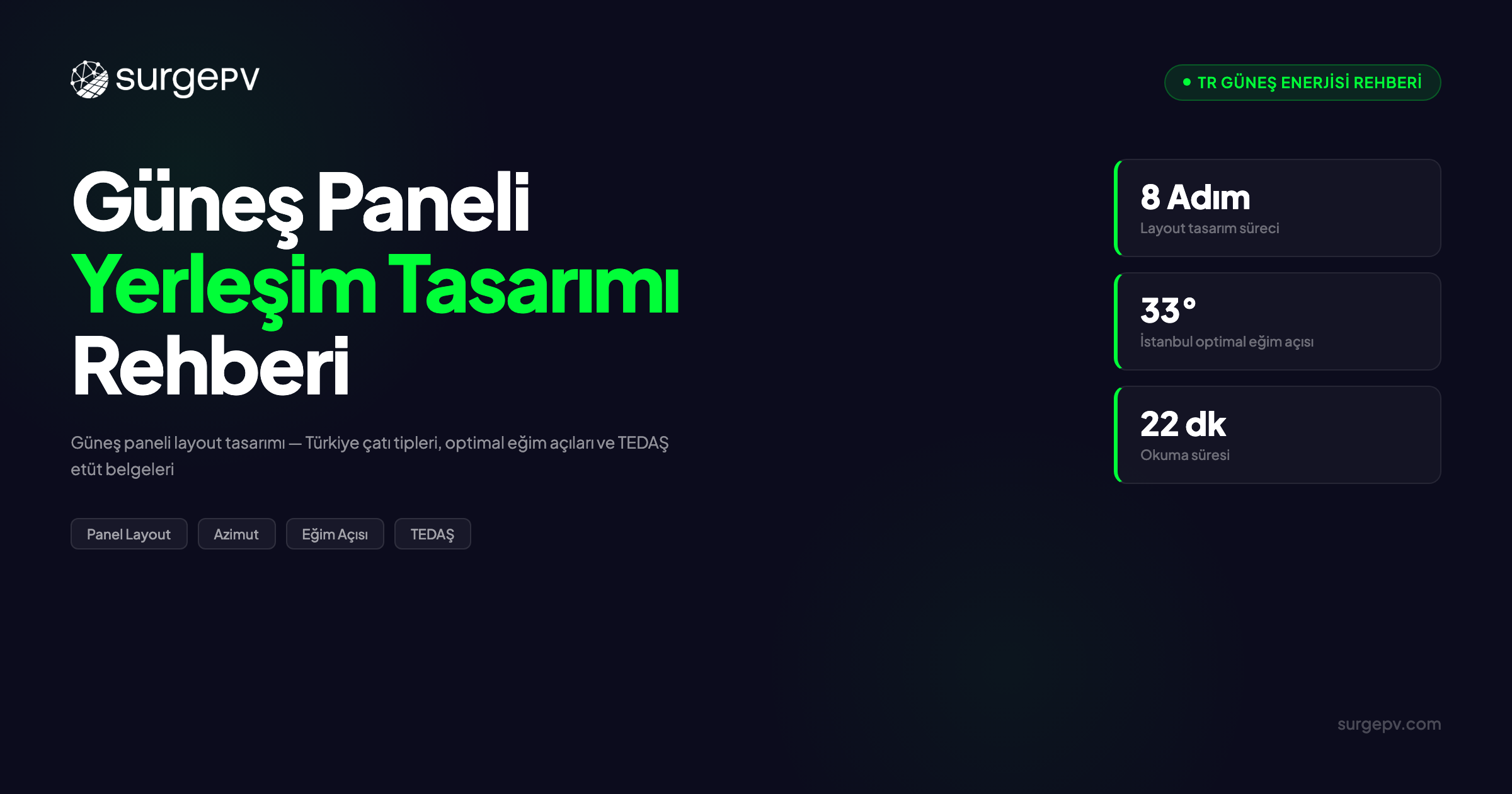 Güneş Paneli Yerleşim Tasarımı Rehberi