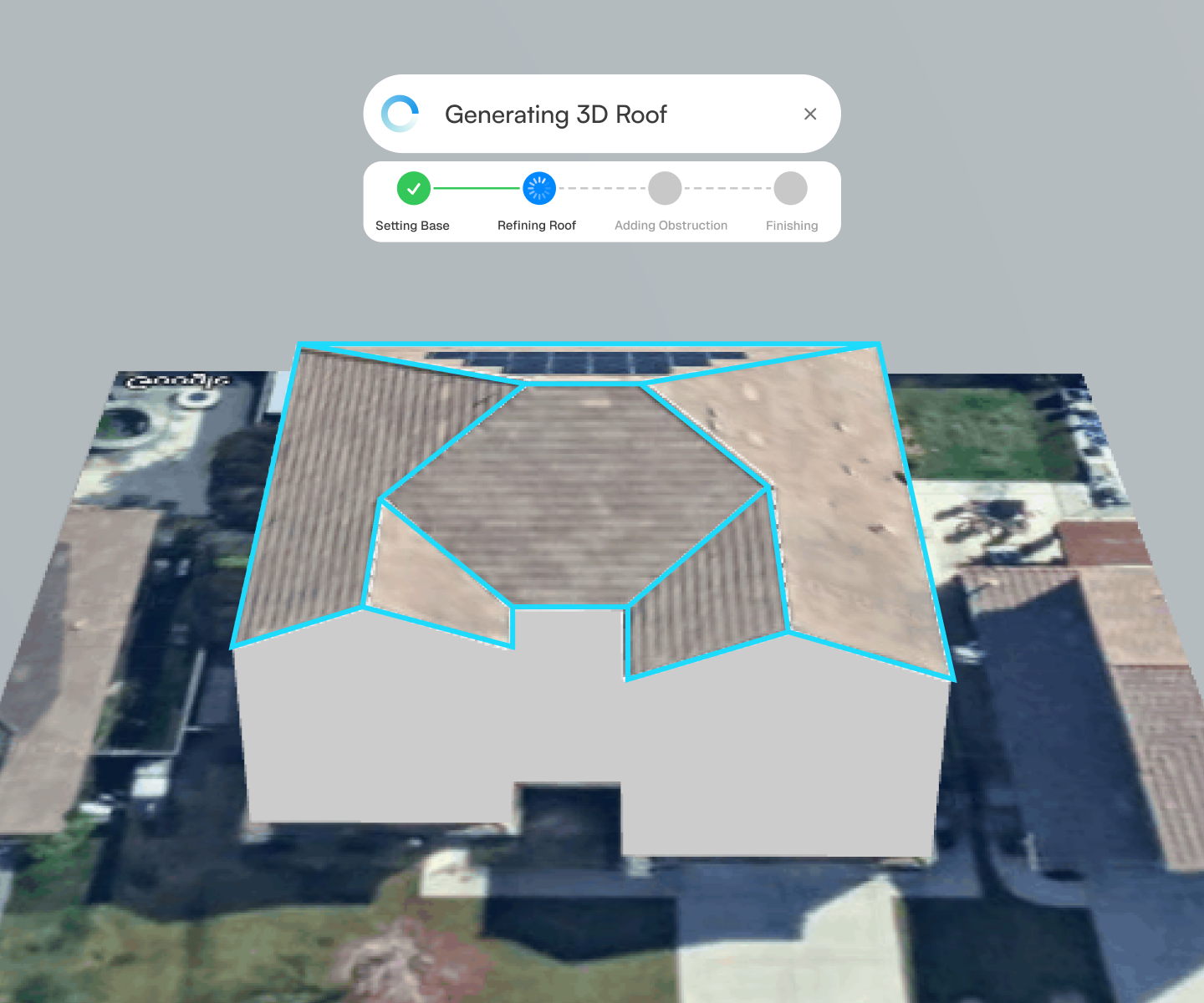 SurgePV solar panel layout design tool with 3D roof modeling and automated module placement