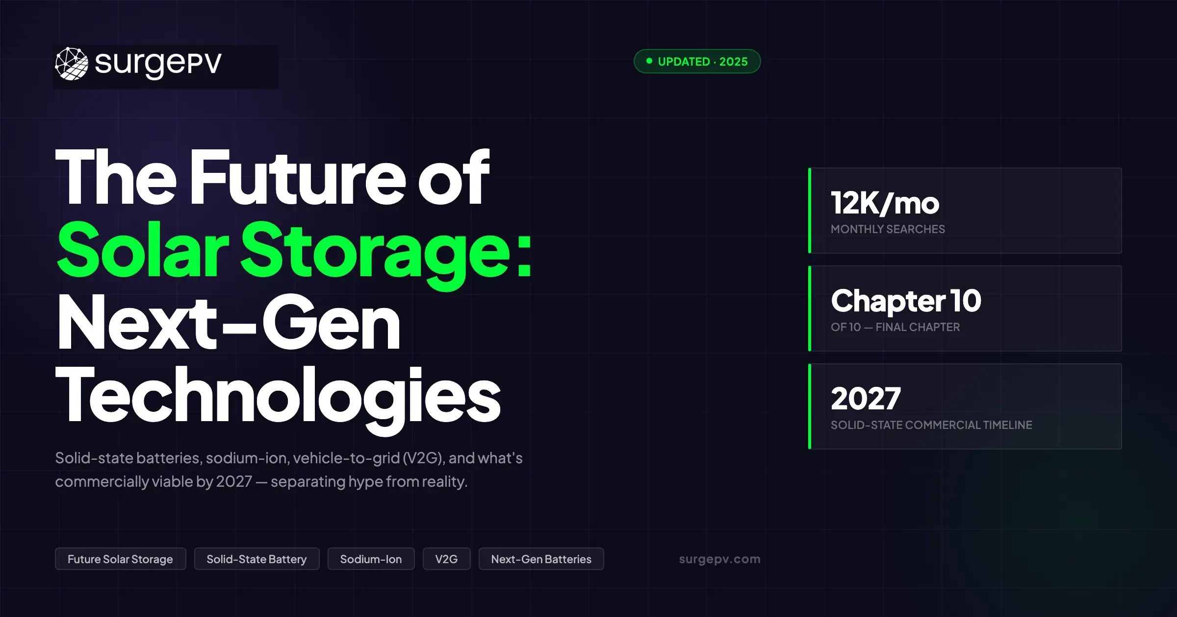 The Future of Solar Storage: Next-Gen Technologies & What's Coming (2026)