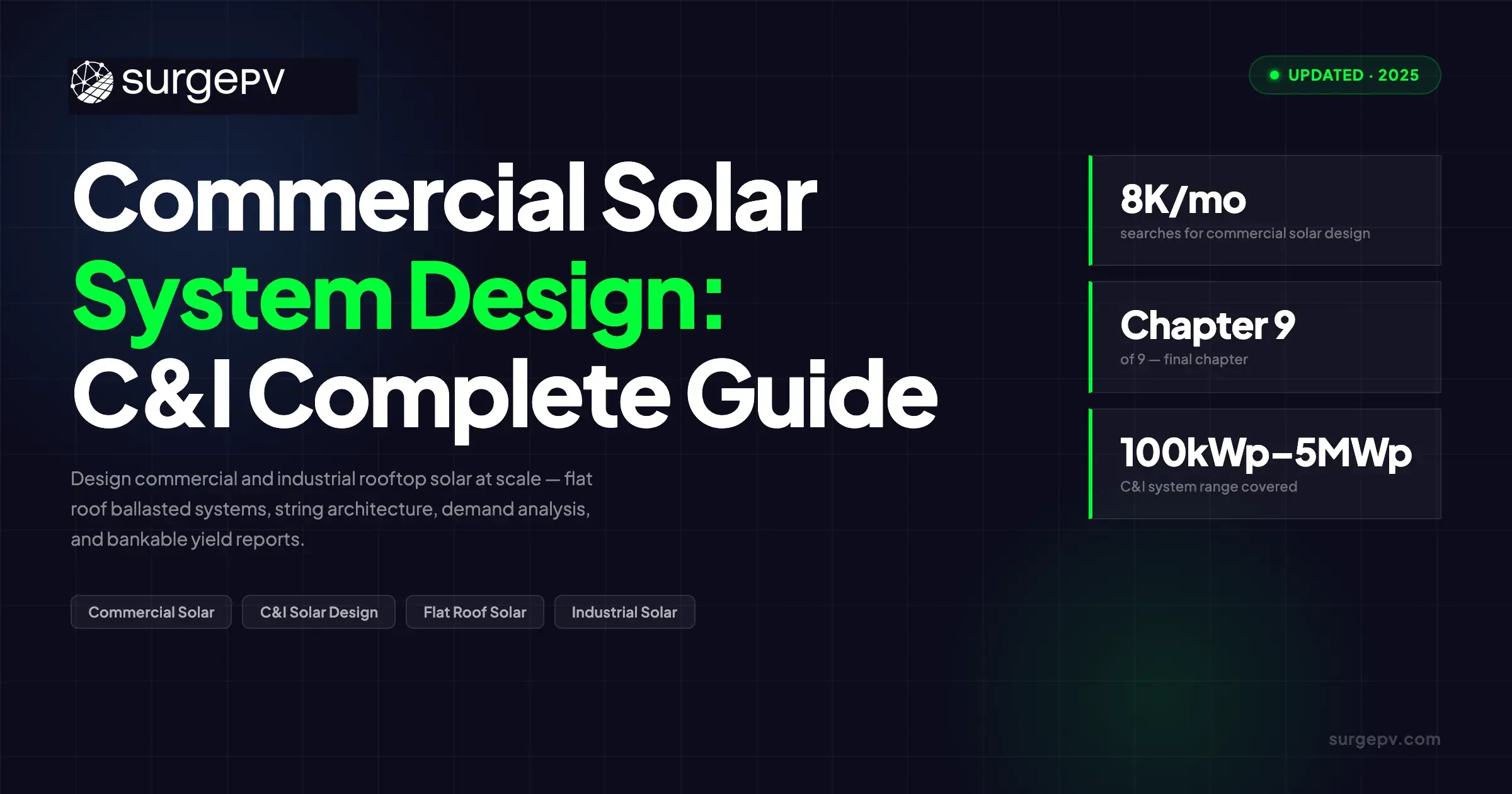 Commercial Solar System Design: The Complete C&I Guide (2026)