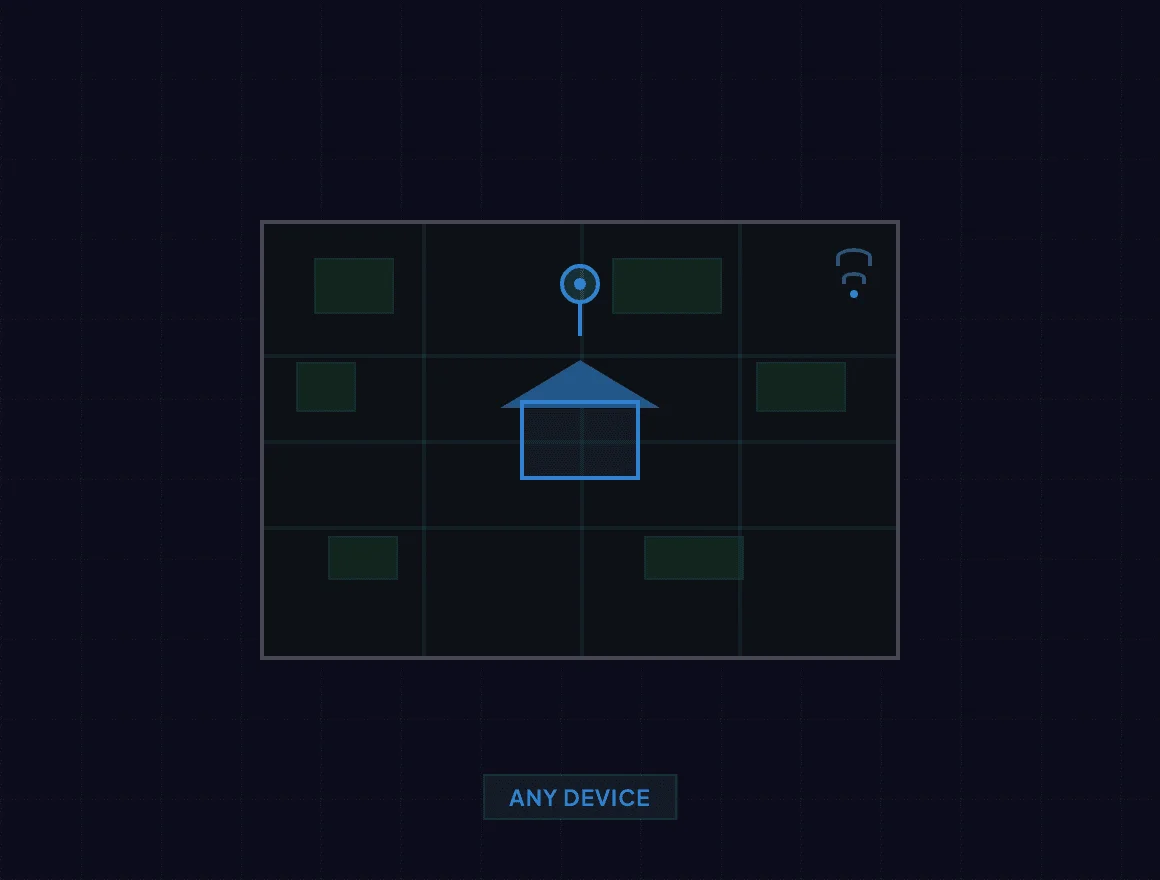 Tablet showing satellite imagery of client property
